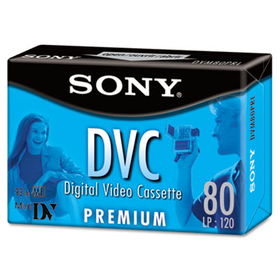 Premium Grade Digital DVC Videotape Cassette, 80 Minutes