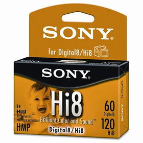 Sony P6120HMPL1B - Hi Premium Grade 8mm Camcorder Videotape Cassette, 120 Minutessony 