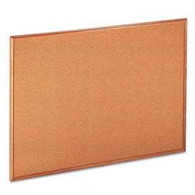 Cork Board with Oak Style Frame, 48 x 36, Natural, Oak-Finished Frameuniversal 