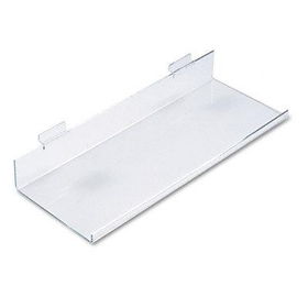 Quartet SB93229Q - Slotwall Acrylic Shelf for Slotwall Display System, 16w x 6d, Clearquartet 