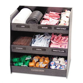 Vertiflex VFC1515 - Vertical Condiment Organizer, 14-1/2w x 11-3/4d x 15h, Blackvertiflex 