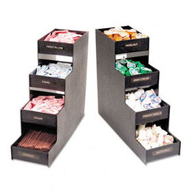 Vertiflex VFC1916RC - Narrow Condiment Organizer, 6w x 19d x 15-7/8h, Blackvertiflex 