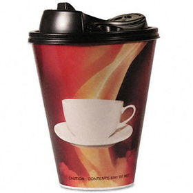 Boardwalk HCL20STE90 - Paper Wrapped Foam Hot Cups, 20 oz., Black & White, 90/Cartonboardwalk 