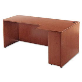 basyx BL2124RHH - BL Series Credenza Shell w/Right Corner Extension, 72w x 24-36d , Bourbon Cherrybasyx 