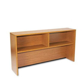 Global G66HOCBHVO - Genoa Series Open Hutch For Credenza, 66w x 15d x 36h, Oakglobal 