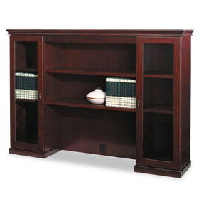 Star Quality Office Furniture ON3172152CY - Storage Hutch with Glass Doors, Cherrystar 