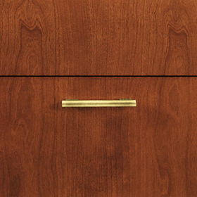 basyx BWE335 - Optional Drawer Pull For Lateral Files, 35-3/4w x 23-3/8d, Antique Brass Finish