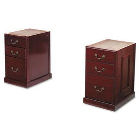 Star Quality Office Furniture ON2272242CY - Orion Two Pedestals For 72w x 24d Computer Credenza, Cherry