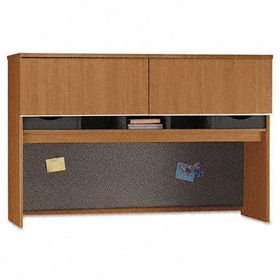 Bush 5005008200 - Milano Collection Credenza Hutch, 66w x 15-3/8d x 43-1/8h, Golden Anigrebush 