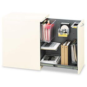 HON S28821RAL1L - Flagship Mobile Right Pedestal File, W/Tub, 15w x 22 7/8d x 28h, Puttyputty 