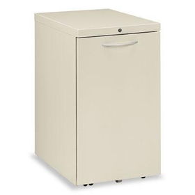 HON S28822LAL2Q - Flagship Mobile Lft Pedestal File, Binder Storage, 15w x 22 7/8d x 28h, Gray