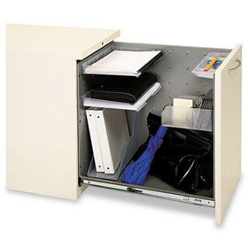 HON S28822RAL2L - Flagship Mobile Rt Pedestal File, Binder Storage,15w x 22 7/8d x 28h, Putty