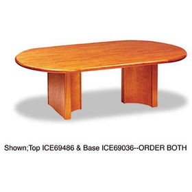 Iceberg 69486 - OfficeWorks Executive Series 96 Racetrack Table Top, 96 x 48, Cherryiceberg 