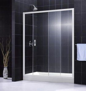 Infinity Shower Door Clear Glass Chrome Finishinfinity 