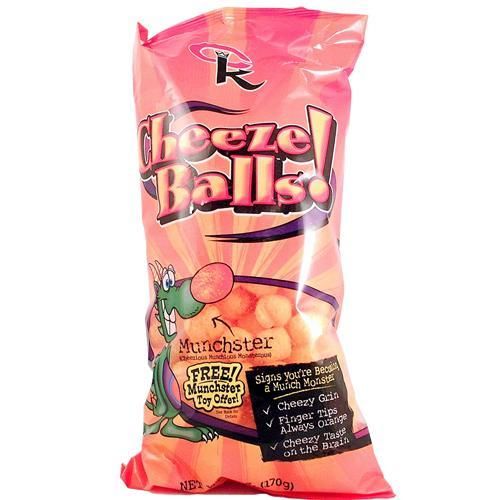 Cheese Kurl Cheese Balls Case Pack 12cheese 