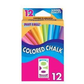 12 Count Geddes Colored Chalk Case Pack 132