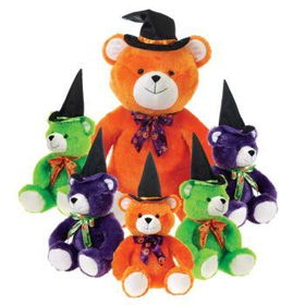 11" 3 Assorted Color Hi-Mink Sitting Bears Case Pack 12assorted 