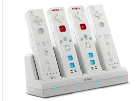 Wii 4-Dock Charging Station & Battery Packwii 