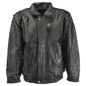 Maxam&reg; Brand Italian Mosaic&trade; Design Genuine Top Grain Lambskin Leather Jacket (Large)maxam 