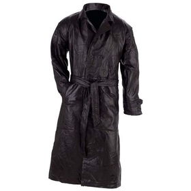 Giovanni Navarre&reg; Italian Stone&trade; Design Genuine Leather Trench Coat (Small)giovanni 