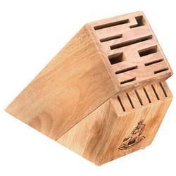 Wood Knife Block, 16 Slotwood 