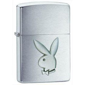 Brushed Chrome, Playboy Bunny Emblembrushed 