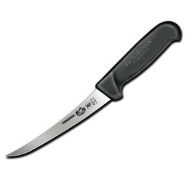 Boning, Curved, Semi-Stiff, Black Fibrox, 6 in.boning 