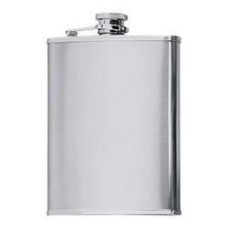 Stainless Steel Flask, 7 oz.stainless 