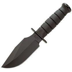 Black Warthog, With Kydex Sheath, 5.365 in., Plainblack 