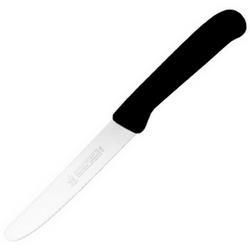 Serrated Tomato Knife, Black, 4.25 in., Matching Sheathserrated 