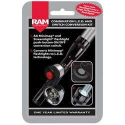 Combo Pack, Tail Cap & LED Replacement Bulb for Minimagcombo 