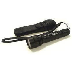 Tactical Hand Torch, 3W Luxeon LED Light, 2 123A, Blacktactical 