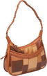 BROWN PATCHWRK PURSE