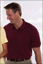 Stedman by Hanes cotton pique sport shirt men Color: ASH SMstedman 