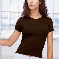 American Apparel baby ribbed tee Color: BROWN LGamerican 