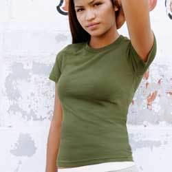 American Apparel fine jersey tee Color: HEATHER MDamerican 