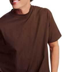 Anvil 100% cotton tee Color: CHOCOLATE SManvil 