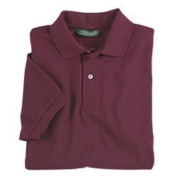 Outer Banks cotton pique sport shirt men Color: WINE 3XLouter 