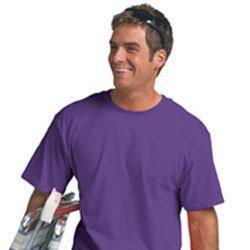 Fruit of the Loom Lofteez 100% cotton tee Color: PURPLE MDfruit 