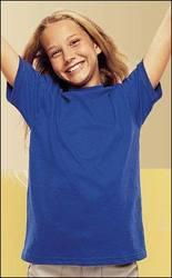 Cotton T-Shirt Color: INDIGO BLUE LGcotton 