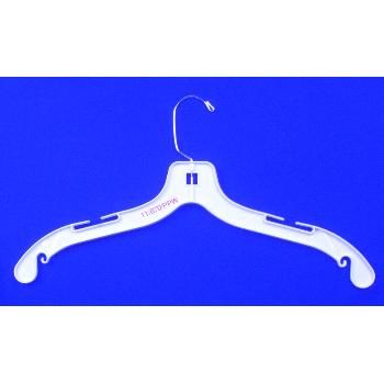 17"" Non-Breakable Dress Hanger White Case Pack 100non 