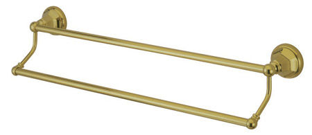 Kingston Brass 24 in. Dual Decorative Towel Bar BA4813PB, Polished Brasskingston 