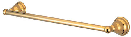 Kingston Brass 18 in. Decorative Towel Bar BA5562PB, Polished Brasskingston 