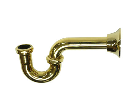 Kingston Brass 1 1/4 in. Decorative Lavatory P to Trap CC2182, Polished Brasskingston 