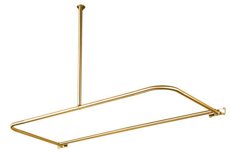 Kingston Brass D to Shape Shower Rod CC3132, Polished Brasskingston 