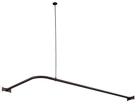 Kingston Brass Corner Shower Rod CC3145, Oil Rubbed Bronzekingston 