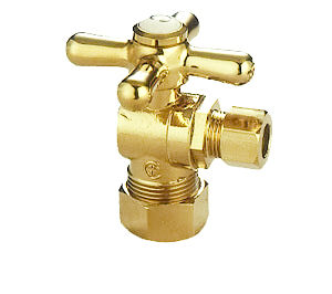 Kingston Brass Angle Stop Shut Off Valve CC54302X, Polished Brasskingston 