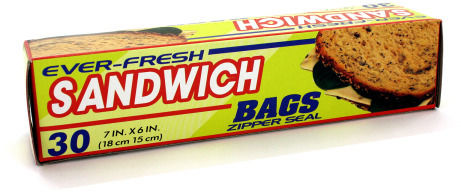 Sandwich Bags 30 Pack Case Pack 72sandwich 