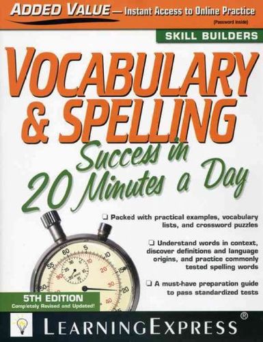 Vocabulary & Spelling Success in 20 Minutes a Dayvocabulary 