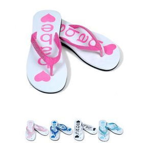 Juniors "BABE" Flip Flop Sandals w/ Rhinestones Case Pack 48juniors 